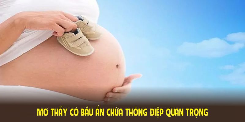 Theo quan điểm khác, mơ thấy có bầu ẩn chứa thông điệp quan trọng